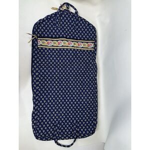 Vera Bradley Garment Bag Maison Blue Large Double Zip Travel